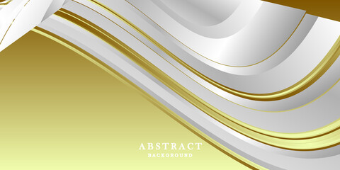 Luxury silver gold background vector