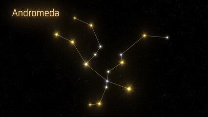 Andromeda constellation © Kepler