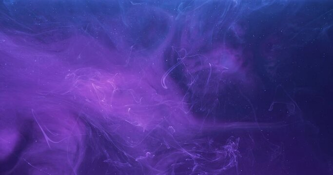 Smog leak. Sorcery spell. Blue magenta steam blend. Abstract art background shot on Red Cinema camera 6k.