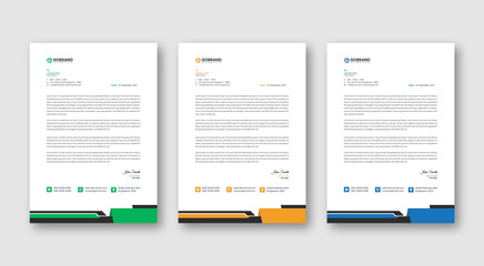 Letterhead Design Modern Business Letterhead Design Template