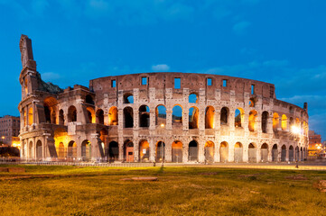 Fototapeta na wymiar View of the Colosseum