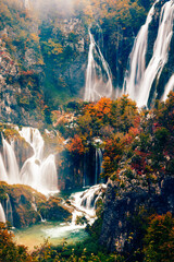 Autumn Waterfalls in Croatia - 509356117