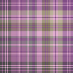 Fototapeta premium Seamless pattern in marvellous gray, violet, pink and beige colors for plaid, fabric, textile, clothes, tablecloth and other things. Vector image.