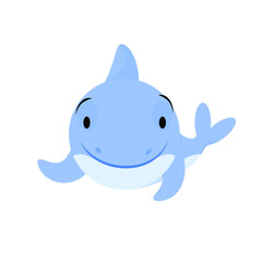 Cute little blue shark with no teeth