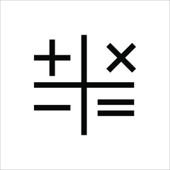 Obraz premium calculator icon or logo isolated sign symbol vector illustration