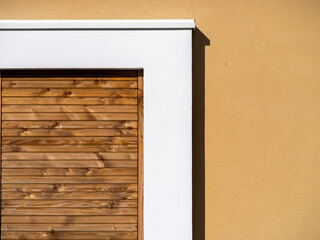 detail de materiaux bois et revetement, logement immeuble immobilier architecture