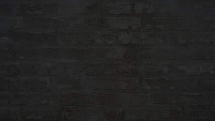 Black anthracite gray grey damaged cement concrete rustic brick wall brickwork stonework masonry wallpaper texture background