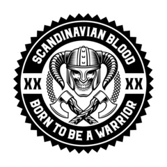 Viking Skull vector illustration