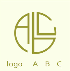 Modern Logo Circle ABC