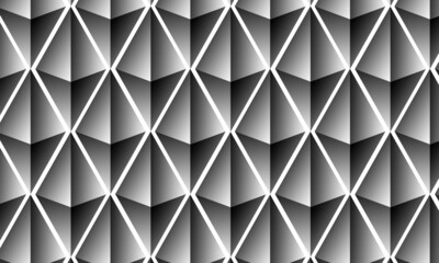 big diamond pattern with gray colour gradient and white background