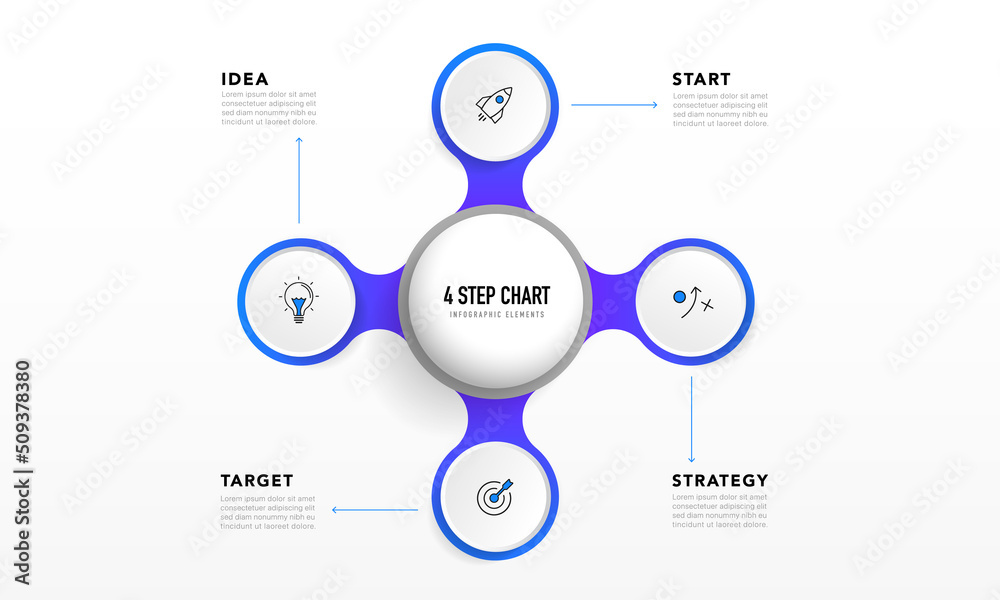 Poster timeline infographic design with 4 options or steps. infographics for business concept. can be used 