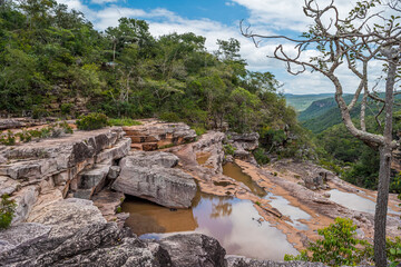 Rocky Mountain wall in Chapada Diamantina