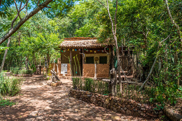 Typical mud house in Chadapa Diamantina, Brazil