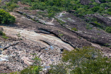 Serrano natural pools near the town of Lencois in Chapada Diamantina
