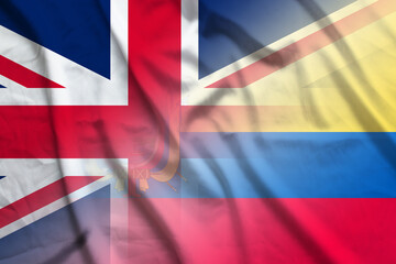 England and Ecuador official flag transborder negotiation ECU GBR