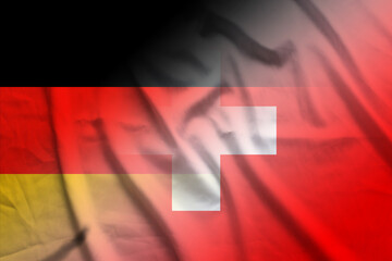 Germany and Switzerland state flag international relations CHE DEU