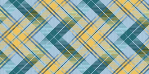 fabric repeatable diagonal texture wheat yellow and soft blue checkered stipes for plaid, gingham, tablecloths, shirts, tartan, clothes, dresses, bedding, blankets, costume, tweed