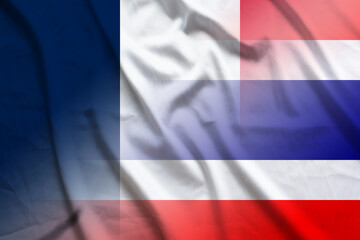 France and Thailand government flag international negotiation THA FRA