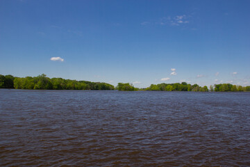 Small islands on a lake