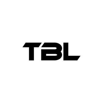 TBL letter logo design with white background in illustrator, vector logo modern alphabet font overlap style. calligraphy designs for logo, Poster, Invitation, etc.