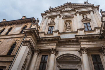 Exterior View of the San Gaetano Church in Vicenza, Veneto, Italy, Europe, World Heritage Site