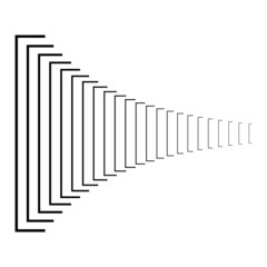 Obraz premium Abstract background with transition lines. Art lines design.