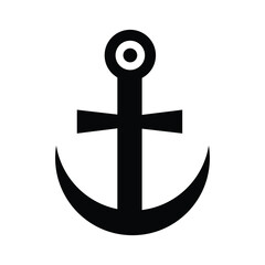 anchor on a white background