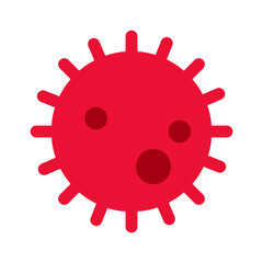 Virus cell icon. Vector illustration