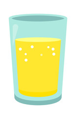 Pineapple Juice Tropical Fruit. Vector illustration