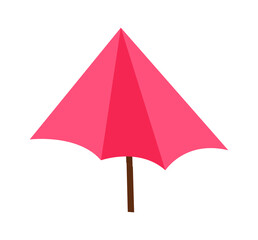 Cartoon umbrella icon. Vector illustration