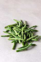 Frozen Green Beans Vegetable Healthy Vegan Food Vertical