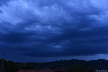 Blue sky with clouds - 09