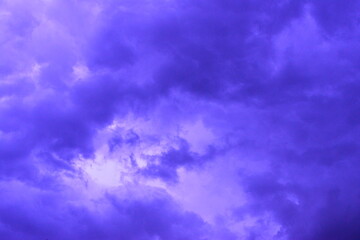 Blue sky with pink clouds - 08