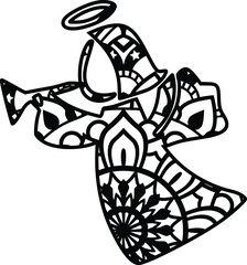 
Mandala design. You can change the size and color of the eps file as you like. Will fit well as a design on a shirt or in your shadow box. You can also use laser cutters like Cricut, Glowforge
