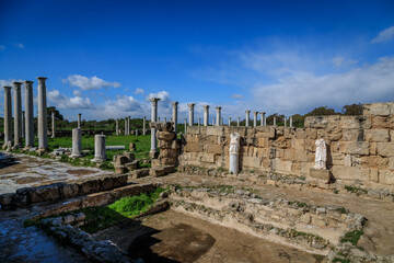 Fototapeta na wymiar Antikes Salamis in Nordzypern