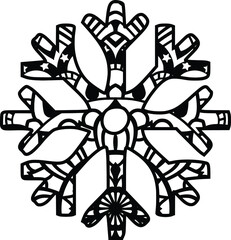 
Mandala design. You can change the size and color of the eps file as you like. Will fit well as a design on a shirt or in your shadow box. You can also use laser cutters like Cricut, Glowforge
