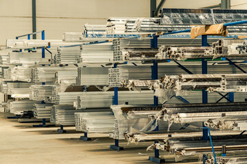 Warehouse of aluminium storage