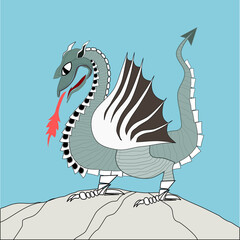 illustration of a dragon