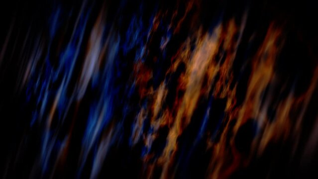 orange and blue background with smoke effect
