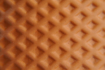 Closeup of a light brown clay pot for growing plants