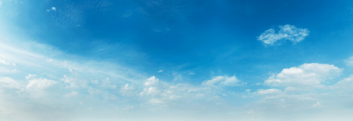 Fototapeta blue sky with white cloud background obraz