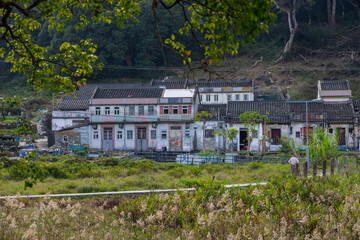 Hong Kong old style house in So Lo Pun