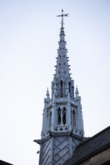 Fototapeta na wymiar Chapel Spire at the Historic University of Glasgow
