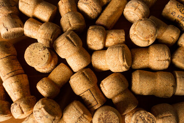 Wine corks backround
