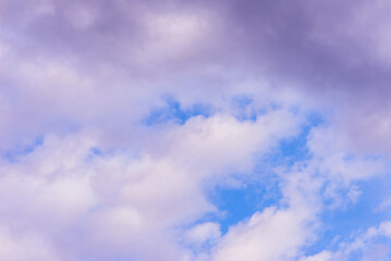 Sky and clouds as a background.