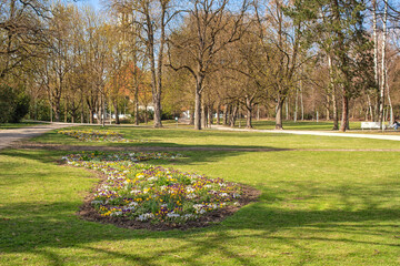 summer view of the park, Ingolstadt	