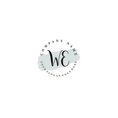 WE Beauty vector initial logo