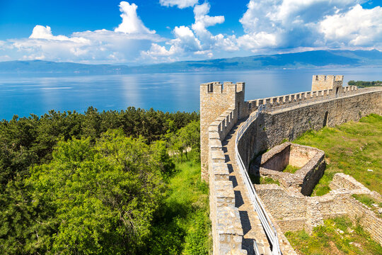 Fortress of tzar Samuel in Ohrid