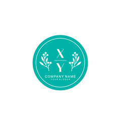 Obraz premium XY Beauty vector initial logo