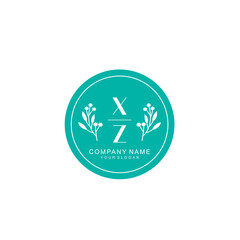 XZ Beauty vector initial logo